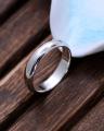Silver Titanium Men Rings. 