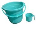 Bathroom Bucket 20 Liters with Mug Thick Plastic. 