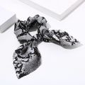 Women Streamers Leopard Print Polka Dot Floral Print Elastic Bow Hair Rope Girl Hair Ties Korean Sweet Hair Accessories Headwear. 
