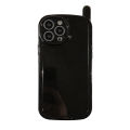 New product 14 13 case suitable for I mobile phone antenna mobile phone color cartoon retro phone 12 11 Pro Max anti-fall TPU protective case. 