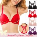Butterfly Style Bra For Women's Front Open Light Padded Bras For Bridals Push Up Style Front Open Bra For Girls And Women. 