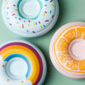 Japanese and Korean fashionable donut hand warmers portable pocket USB three-stop warm baby gift with printable logo. 