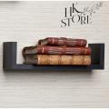 U shape Wall shelf Floating wall shelves Wall mounted decoration shelf Book shelf Storage shelf Pack of 1. 