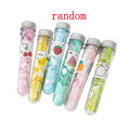 Guanjing 1 Piece Portable Mini Body Washing Bath Test Tube Confetti Foaming Flower One Time Paper Soap Slice Travel Accessary. 