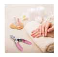 Professional Acrylic Nail Clipper False Nails Tip Cutter Nail Trimmer for Artificial Nail Manicure Pedicure Sharp Rustproof Nail Art Tool Home DIY Use Nail Salon Supply, Pack Nial Tip Clipper Beauty Tools for Women (Pink). 