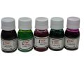 Openness - 11 Colors Calligraphy Inks - Black, Blue, Green, Orange, Yellow, Red, Brown, Light Green, Dark Green, Ash Pink & Pink - Multi Color For Drawing - Calligraphy - Art &  Craft - Painting. 