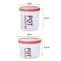 【FUN LIVE】 700/900Ml Plastic Storage Can With Scale Sealed Tank Stackable Dried Fruit Tea Coarse Cereals Sealed Jar Kitchen Accessories. 