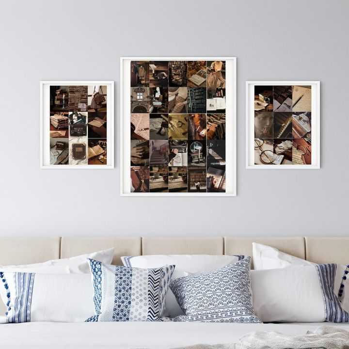 20pcs Vintage DARK BROWN Wall Collage Kit Aesthetic Pictures, Vintage ...