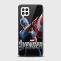 Samsung Galaxy A22 4G Cover - SkinLee HQ Infinity Glass Case (Soft) - Captain America - SKINLEE-472-1-1038-737. 