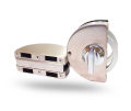 Glass Door Lock D Lock Stainless Steel Office Safety. 