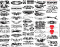 Bike  CAR Stickers 6*4 SIZE. 