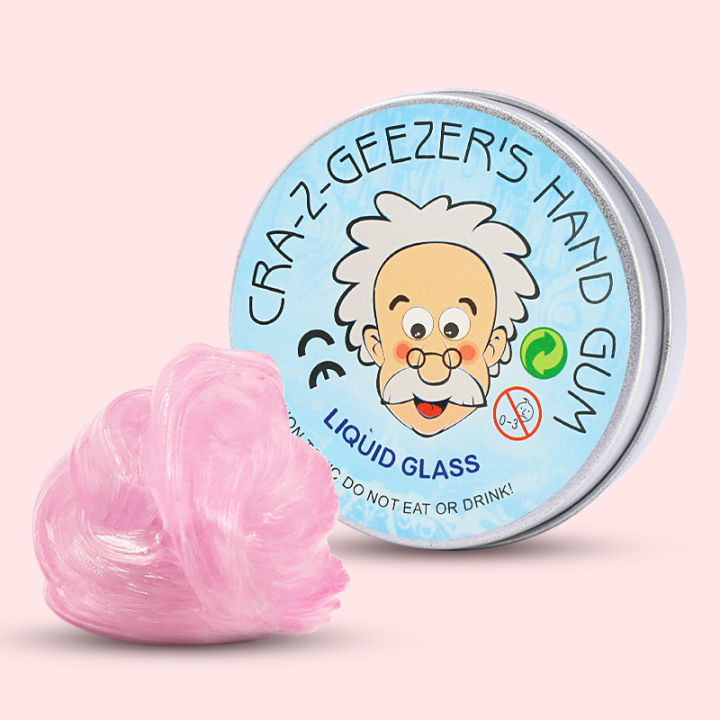 Liquid glass mud slime, DIY handmade fun stress relieving, odorless transparent color slime, fun handmade toy