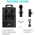 Type C Wireless Microphone K8 Collar Mic For Type C - Wireless Mic for Phone. 