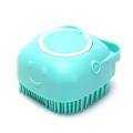 Silicon Bath Body Brush, Exfoliating Body Scurb Brush with Soap Dispenser, 2 in 1 Ultra Soft Bath Sponge Shower Brush and Body Massager, Baby Shower Brush, Shampoo and Gel Dispenser, Loofah Brush, Body Cleaning Scrubber for Man, Women and Children. 