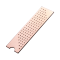 QUANBU 2X M.2 NVMe SSD Heat Sink 0.8mm for M2 2280 Solid State Hard Disk Copper Heatsink with Thermal Pad Laptop SSD Radiator. 