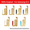 Fingerprint Sensor Home Return Key Menu Button With Side Power On Off Side Key Button Flex For Samsung Galaxy A12. 