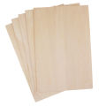 10 Pieces Wood Sheets Board Thin Plywood Board for Making Plane Model Crafts 100x50x2mm. 