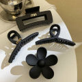 Black Large Hair Jaw Clip min Frosted Shark Clip Hair Volume High-Grade Sense Back Head Hair Clip Hair Accessories. 