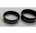 CUSTOMIZED SINGLE NAME RING THREE COLORS AVAILABLE GOLDEN,SILVER,BLACK (PERFECT GIFT TO SEND YOUR WIFE , HUSBAND , FIANCE OR ANY ONE). 