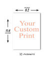 Custom Printed Posters Design Your Own Wall Art. 