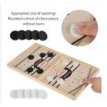 Table Hockey Paced Sling Puck Board Game Fast Sling Puck Winner Party Game Adult Child Family Game Desktop Battle Board Game. 