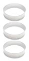 Fine quality stainless steel & aluminum 3 & 2 pcs cake, bread baking rings set. 