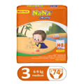 Nana Smarty Diapers Mega Medium Size-3 74pcs (6 - 9 kg). 
