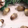 Cheap 20pcs 3cm Acorns Mini Artificial Foam Fruits and Vegetables Berries Flowers For Wedding Decoration. 