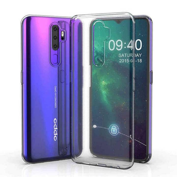 Oppo A5 2020, Flexible Case Soft Slim Jelly Transparent Clear TPU Cover