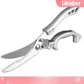 Lioaber- Kitchen Scissors Sharp Chicken Meat Cutting Chicken Bone Scissors. 
