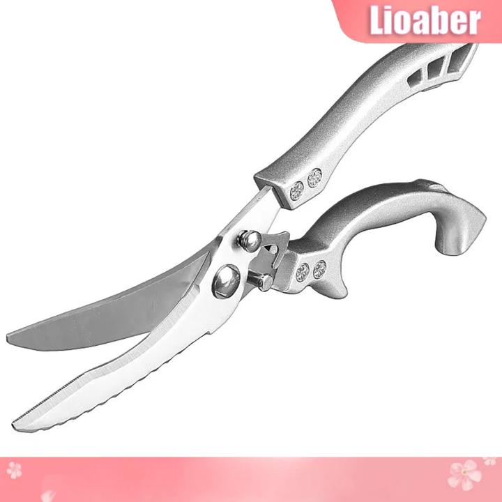 Lioaber- Kitchen Scissors Sharp Chicken Meat Cutting Chicken Bone Scissors