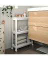 IKEA Trolley, White / Black. 