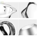 Dual Sided Soup Cookware Hot Pot Cooker Cooking Pot Shabu Hot Pot for Travel Household. 