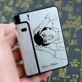 Customisable Focus Automatic Lighter | Automatic Cigarettes Holder | 10 Pcs Cigarette Case | Portable Automatic Cigarette Holder Without Lighter | Metal Cigarette Boxes | Cigarette Lighter For Men | Multifunction Cigarette Holder. 
