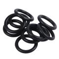 10 pcs Black Rubber  Seal O-rings Seals washers 16 x 11 x 2.5mm. 
