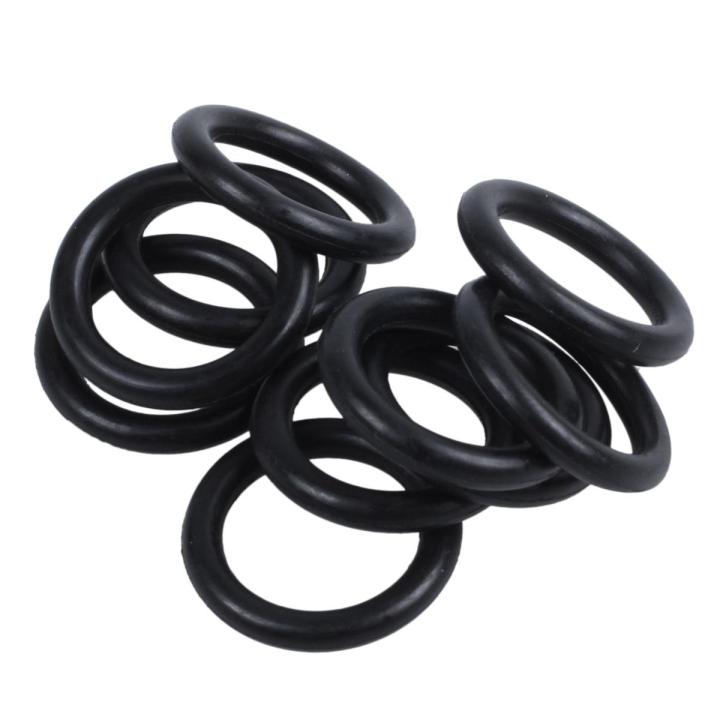 10 pcs Black Rubber  Seal O-rings Seals washers 16 x 11 x 2.5mm