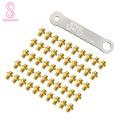 Bike Pedal Screws Easy Installation Bright Color Bike Pedal Screws Pins Bolts. 