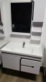 bath cabinet and mirror shelf  3 in 1 pvc bath cabnet and mirror pvc shelf. 