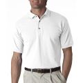White Polo Shirt for Men. Men 100% Cotton Pique Polo Shirts. 