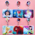 Disney Princess Cute Work Card Clip Doctor Nurse ID Name Badge Reel Holder Reels Chest Tag Accessories Factory Pass Card Clips. 