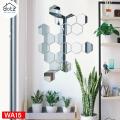 Dotz Wall Art Design Room Decoration Items Trending Wall Art for Living Room Beautiful Wall Decor for Bedroom Hexagon Mirror Acrylic Wall Art. 