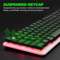 Li magnesium GTX350 luminous keyboard mouse set suspension keyboard manipulator sense electric competition game mouse keyboard. 