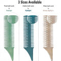 Hair Weaving Highlighting Foiling Salon Dyeing Comb Set of 3. 