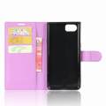 PU Leather Cover For Blackberry Keyone Case Flip Magnetic Closure Stand Wallet Phone Casing. 