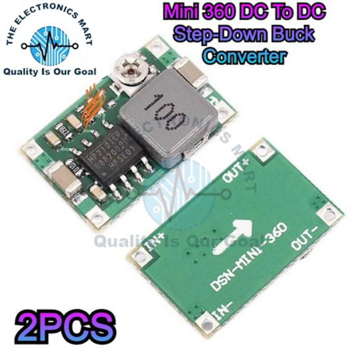 2PCS Mini 360 DC to DC Step Down Buck Converter Power Module MP2307 In Pakistan (SB43)
