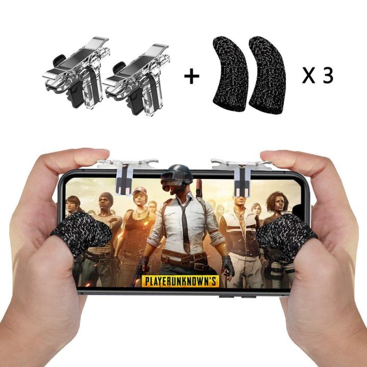 Mobile%20Game%20Controller%20Trigger%20Finger%20Sleeves%20Sets,%20Phone%20Game%20Triggers%20Aim%20Buttons%20L1R1%20Shooter,%20Ultra-Thin%20Anti-Sweat%20Breathable%20Touch%20Screen%20Finger%20Sleeve%20for%20PUBG/Knives%20Out/Call%20of%20Duty%20-%20Image%203