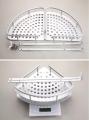Double Layer Space Aluminum Bathroom Shelf Shower Shampoo Soap Cosmetic Shelves Bathroom Accessories Storage Organizer Rack Holder. 