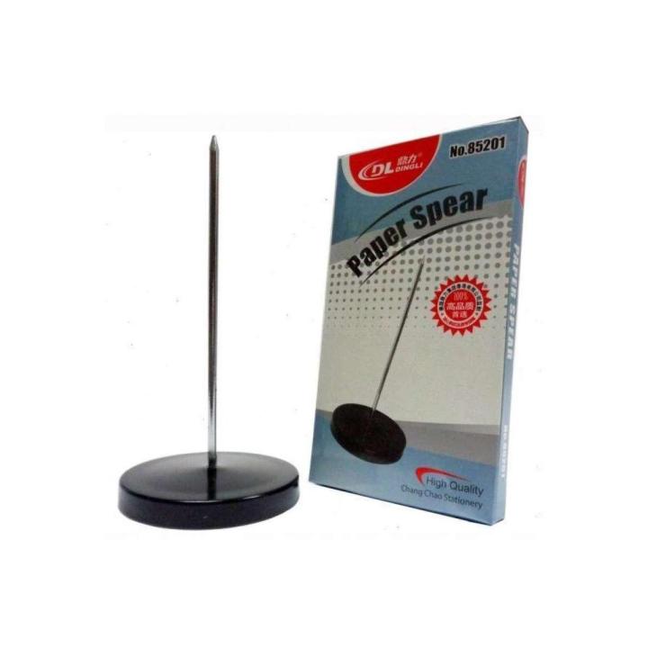 Paper Spear/ Bill Spindle: Check/Receipt Holder-Spike Stick for Business & Office Desks
