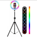 26cm Ring Light With Mobile Holder With 7Feet Tripod Stand in Three Different Mode Light. 
