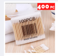 Wooden Stick Cotton Buds - 100% Pure Cotton. 